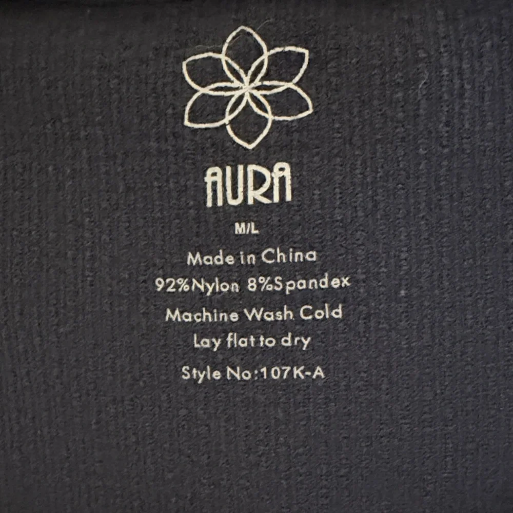 Aura Navy Blue Ribbed Camisole - Picture 2 of 3